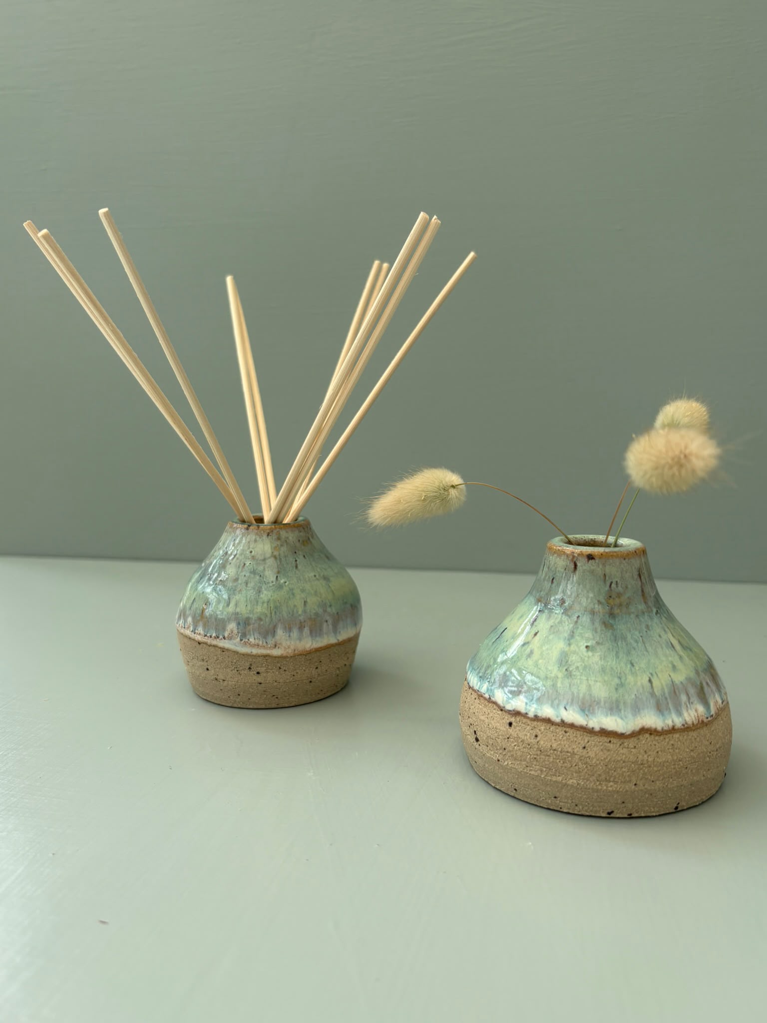Handmade ceramic bud vase